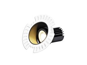 DM201868  Basy A 12 Tridonic Powered 12W 3000K 1200lm 12° CRI>90 LED Engine Black Adjustable Recessed Spotlight, IP20